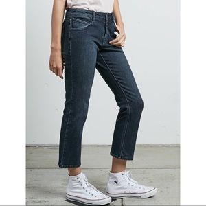 Straight Leg Ankle Jeans